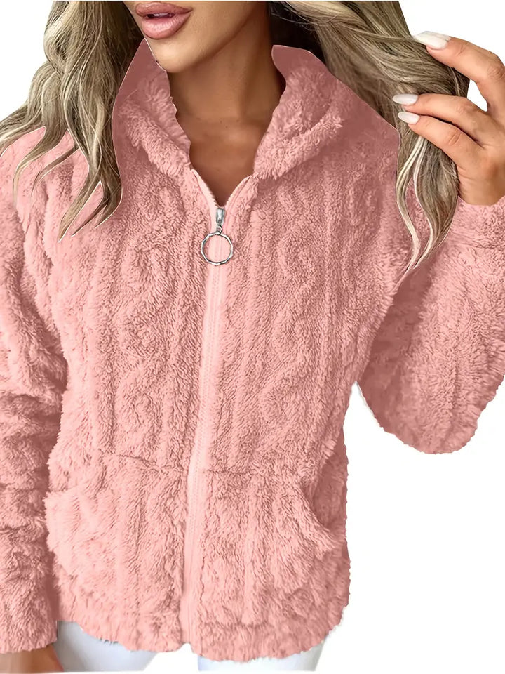 Ganka - Sudadera Con Capucha y Cremallera De Manga Larga