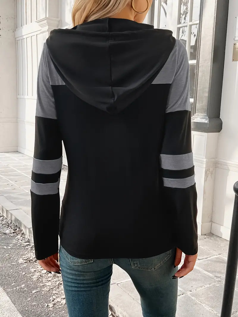 Tahliah - Sudadera Con Capucha y Manga Larga Informal