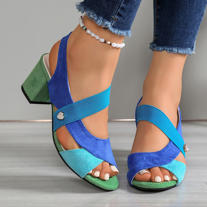 Josien - Sandalias Cómodas Con Tiras Elásticas