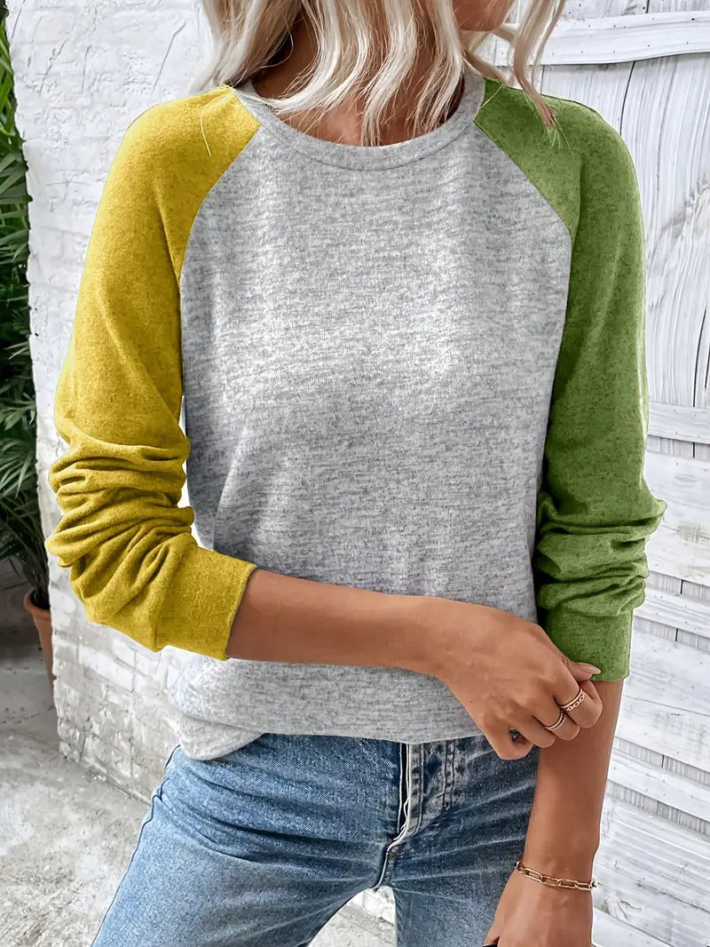 Samridhii - Camisa Informal De Cuello Redondo