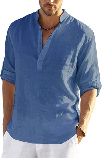 Panika - Camisa de Algodón y Lino