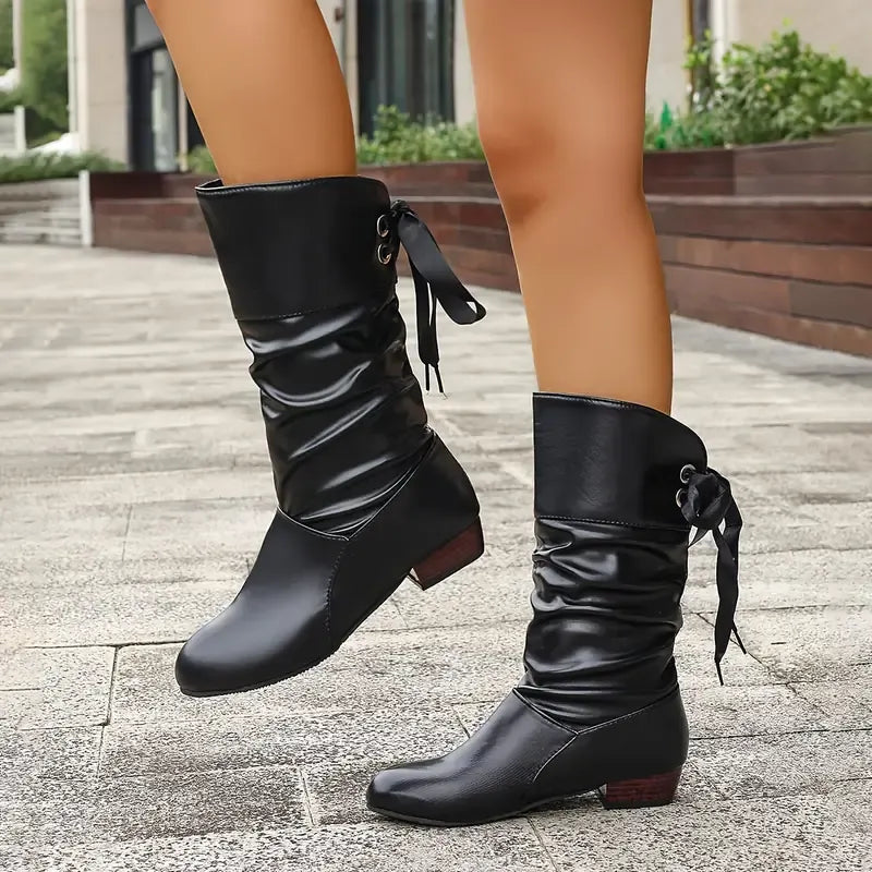Anyssa - Botín Elegante Con Cordones
