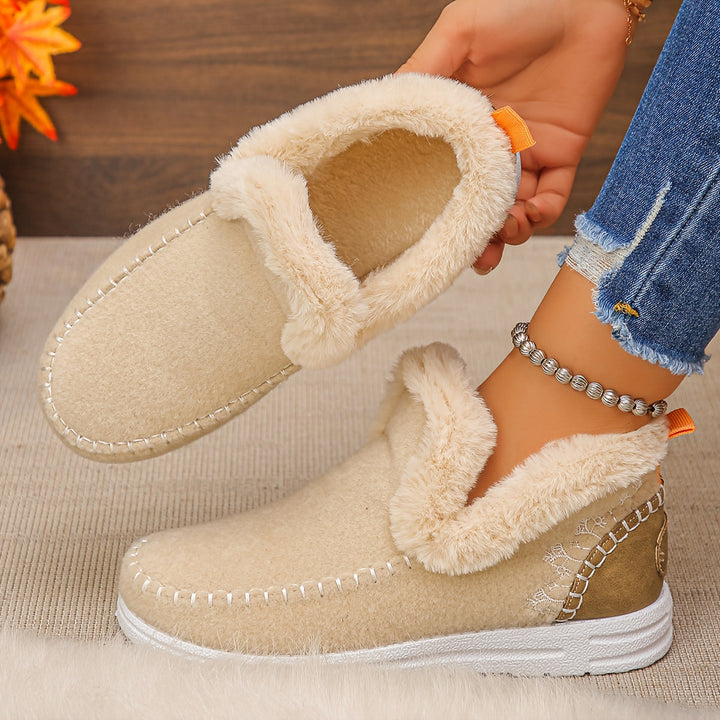 Aleeza - Zapatillas Informales Con Forro Polar
