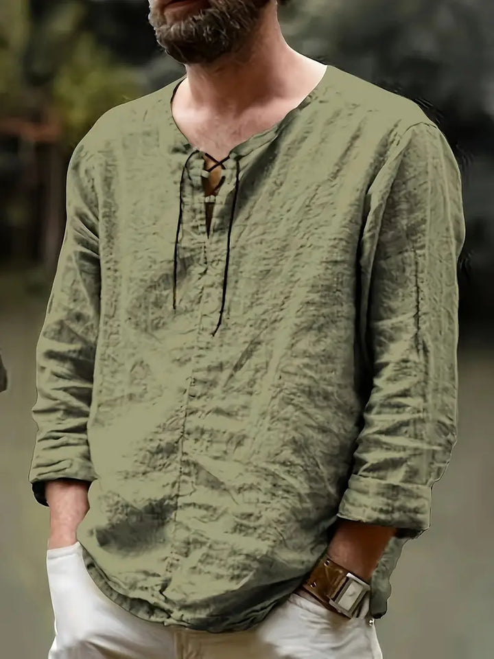 Pawel - Algodón Camisa De Manga Larga De