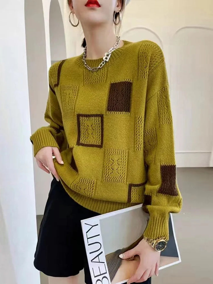 Annouska - Jersey De Punto Con Diseño De Bloques