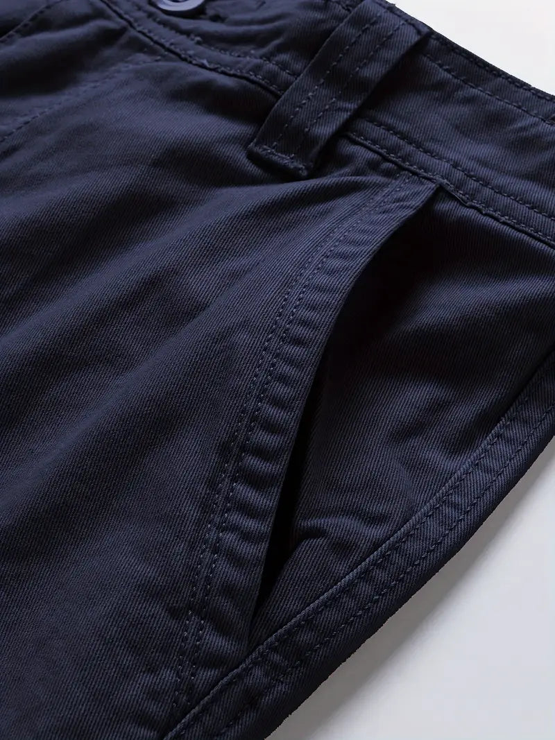Mauro - Elegantes Pantalones Cortos Con Multibolsillos