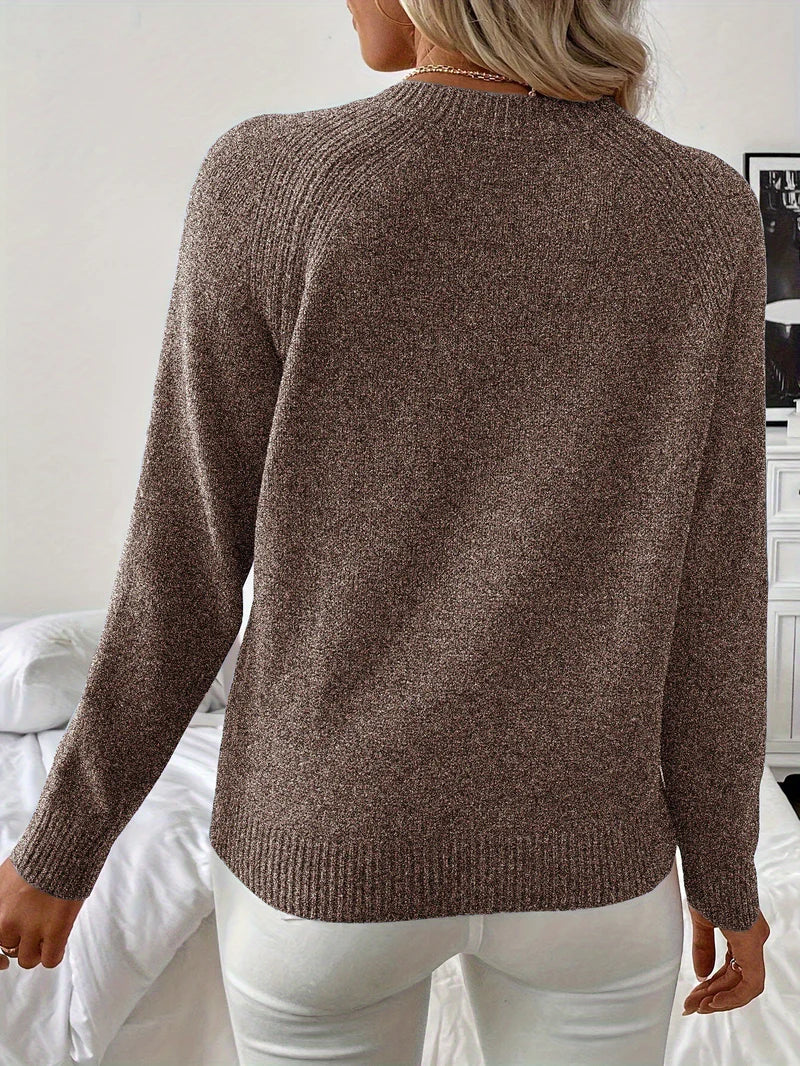 Pascuala - Elegante Jersey De Punto Con Perlas