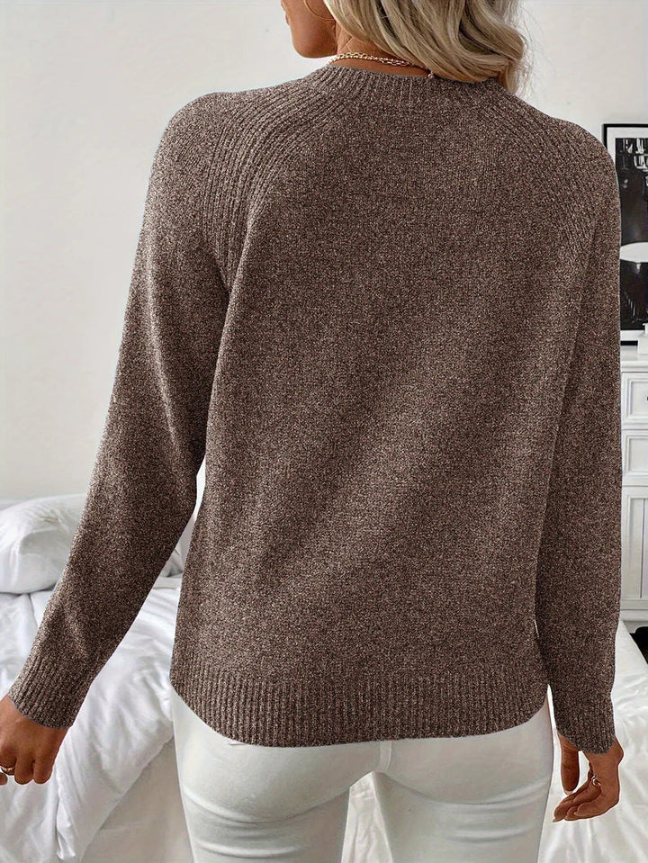 Pascuala - Elegante Jersey De Punto Con Perlas