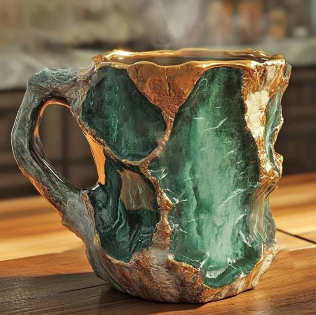 CrystalMug - Tazas De Café De Cristal Mineral