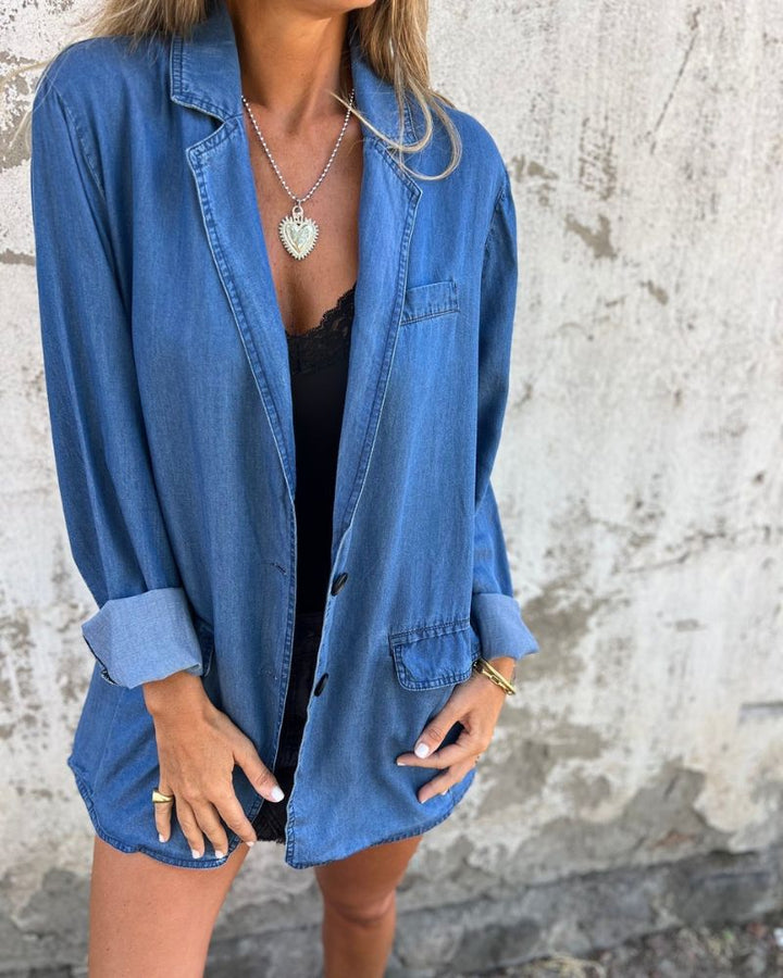 Romilda - Chaqueta Vaquera De Gran Tamaño