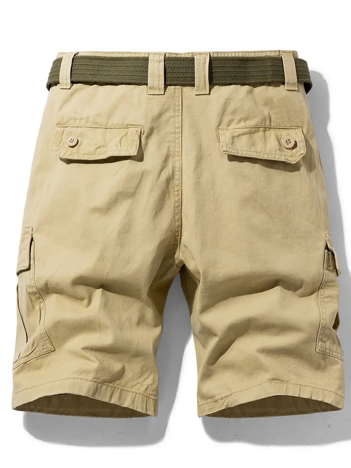 Mauro - Elegantes Pantalones Cortos Con Multibolsillos