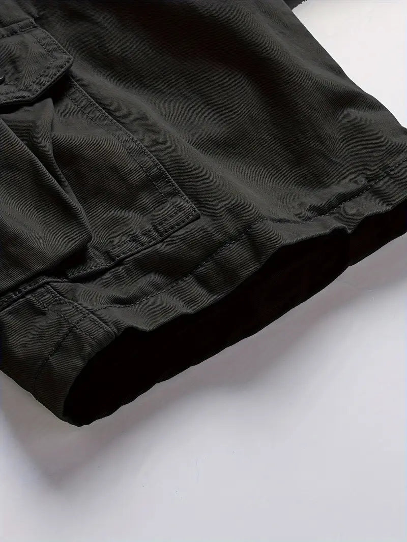 Mauro - Elegantes Pantalones Cortos Con Multibolsillos