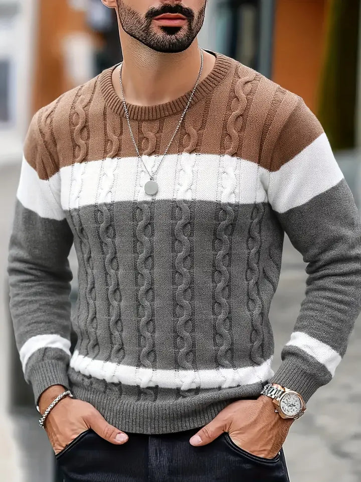 Watkins - Jersey De Manga Larga Informal De Punto
