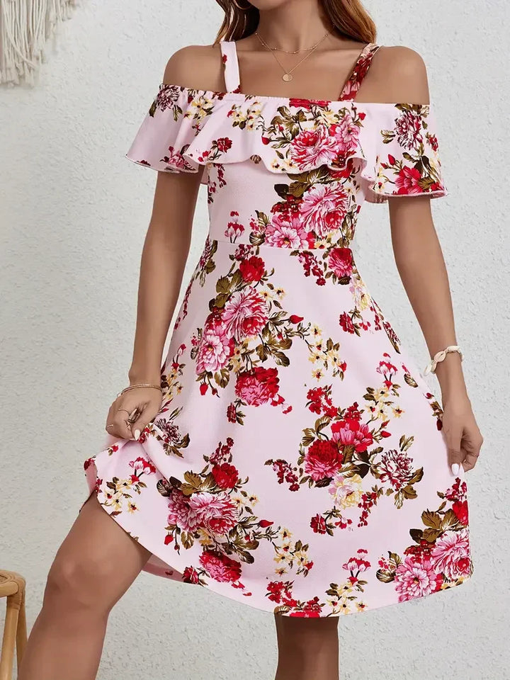 Rosanne - Elegante Vestido Con Estampado Floral