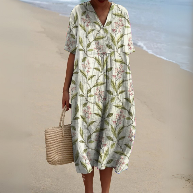 Lora - Vestido De Verano Floral Colorido