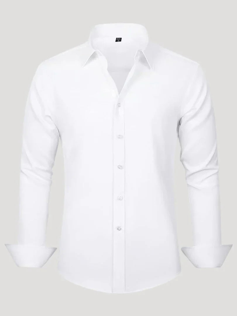 Bordon - Camisa Elástica Sin Planchar Con Botones