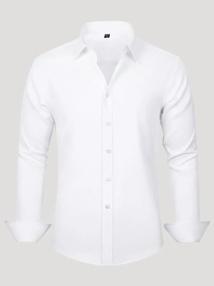 Bordon - Camisa Elástica Sin Planchar Con Botones