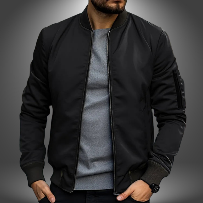 Jeffri - Elegante Chaqueta Bomber