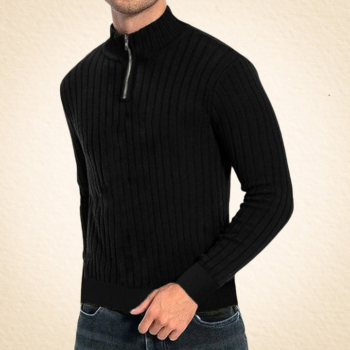 Zaccheo - Jersey Informal De Cuello Alto Con Cremallera
