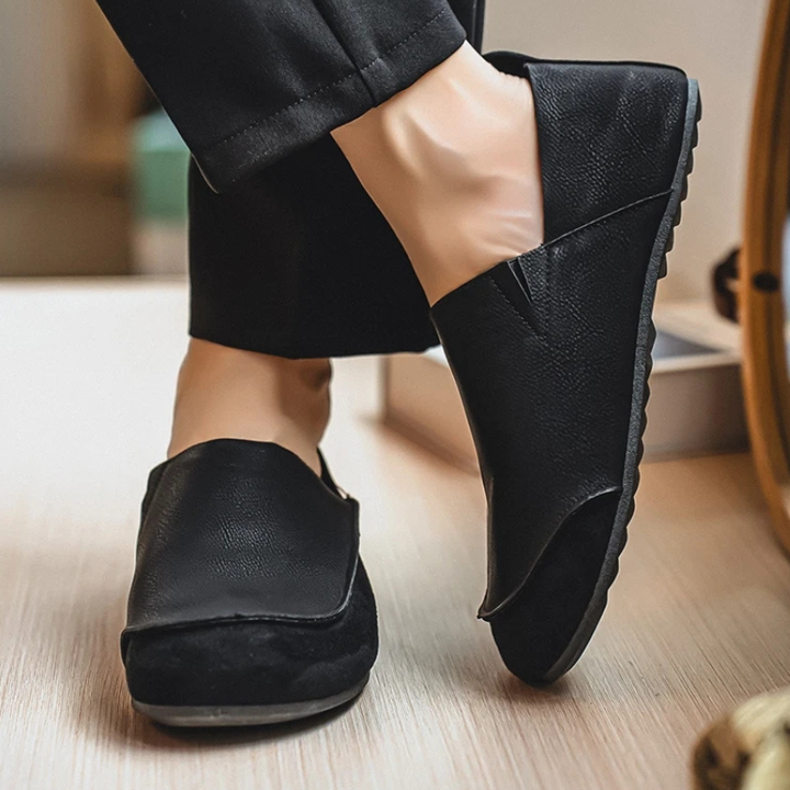Hersch - Zapatos Cómodos De Cuero