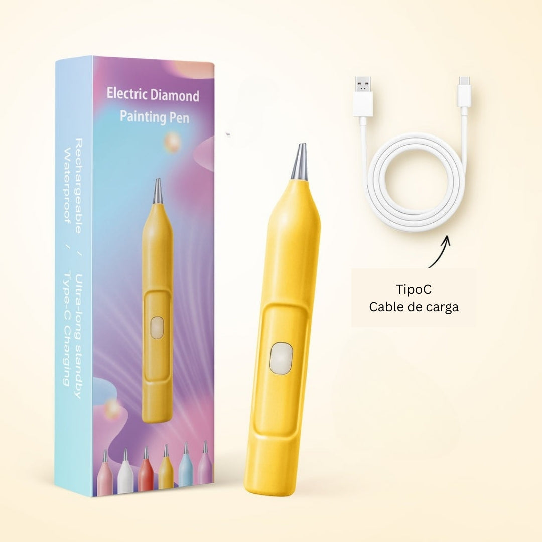 DazzleDot - Diamante Eléctrico Rotulador de Pintura 6 Colores