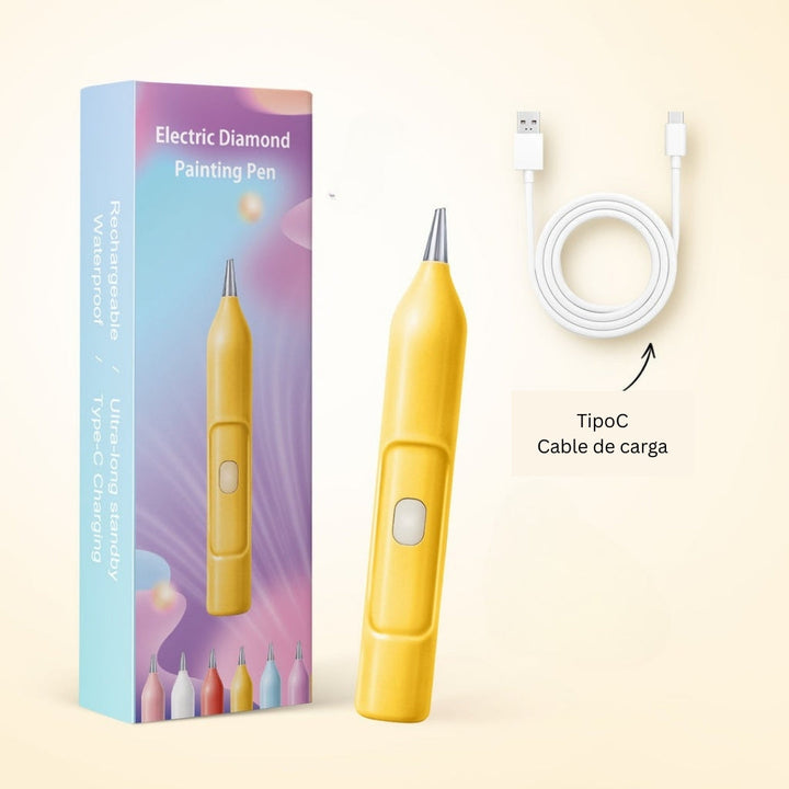 DazzleDot - Diamante Eléctrico Rotulador de Pintura 6 Colores