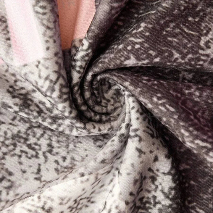 Violeta - Top Estampado con Media Cremallera