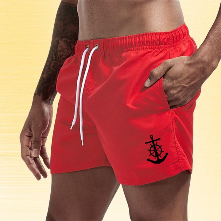 Solano - Elegante Elástico Pantalones Cortos Con Bolsillo