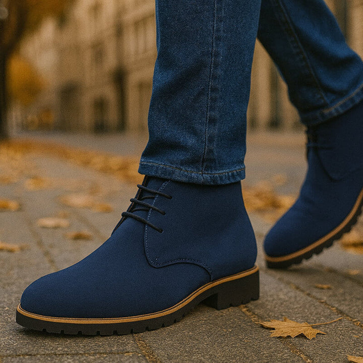 Zampa - Elegantes Botas De Cuero Con Cordones