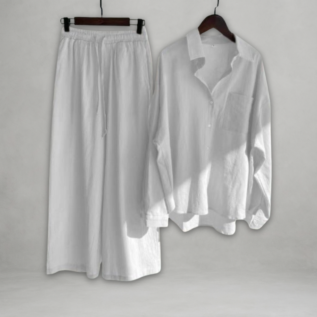 Ottavia - Elegante Conjunto De Dos Piezas Para Verano
