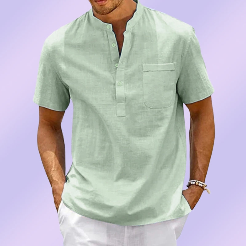Vicent - Camiseta Elegante De Linen