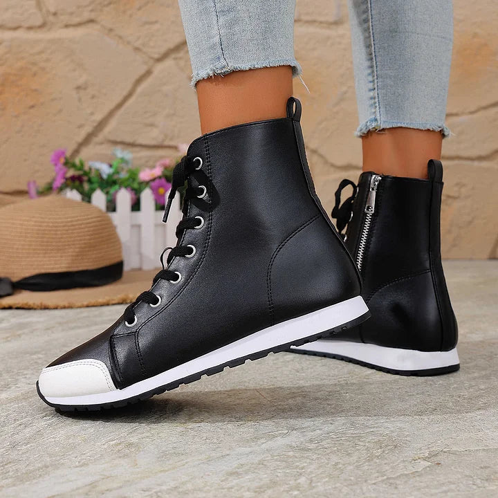 Theofani - Botines Con Cremallera Transpirables