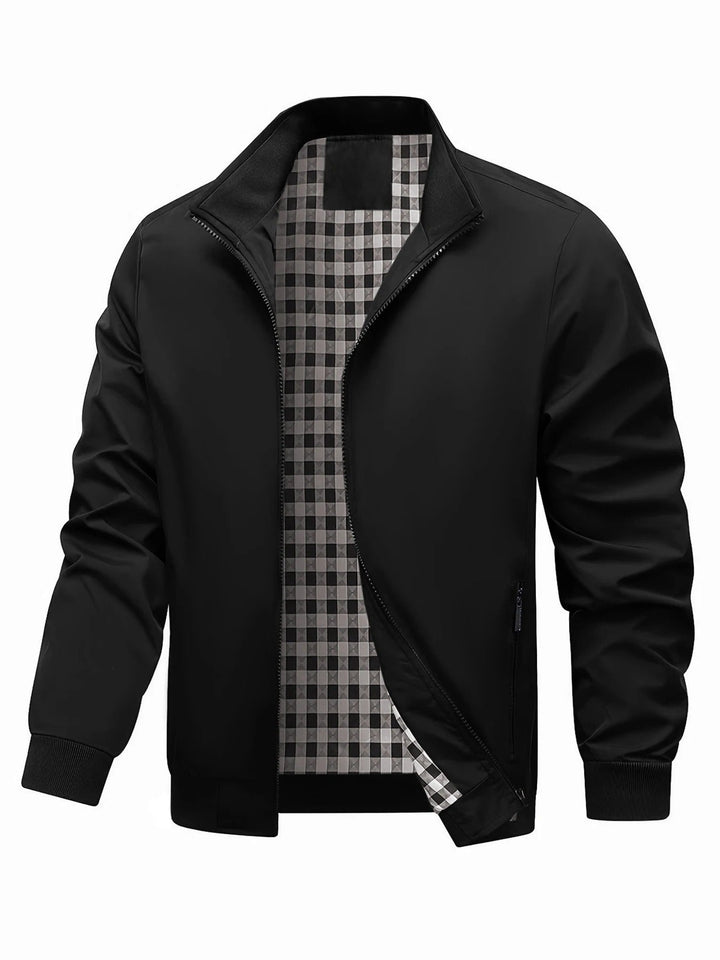 Charith - Chaqueta Informal de Manga larga Con Cremallera