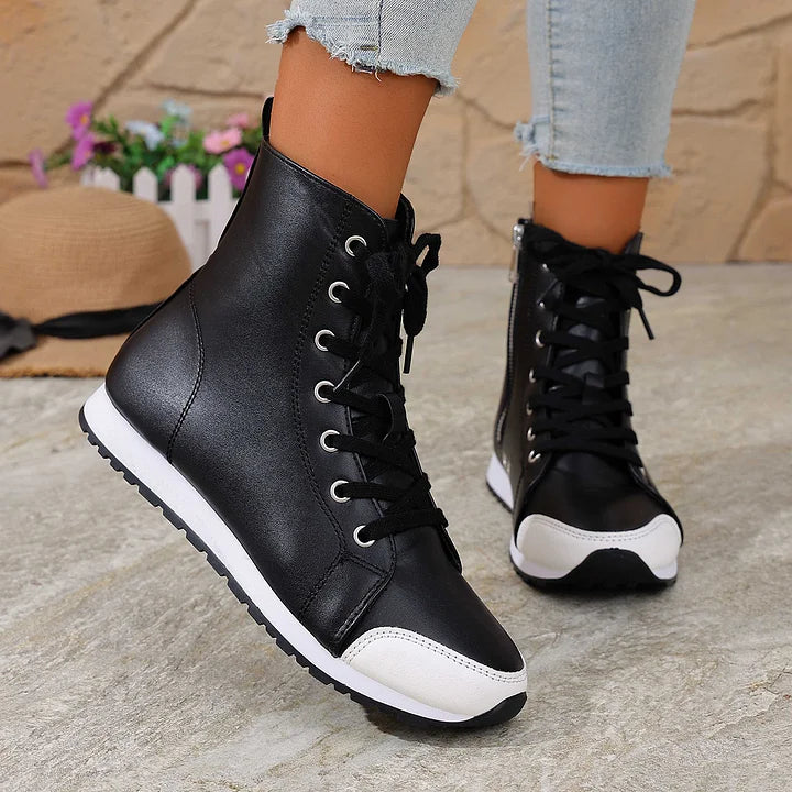 Theofani - Botines Con Cremallera Transpirables