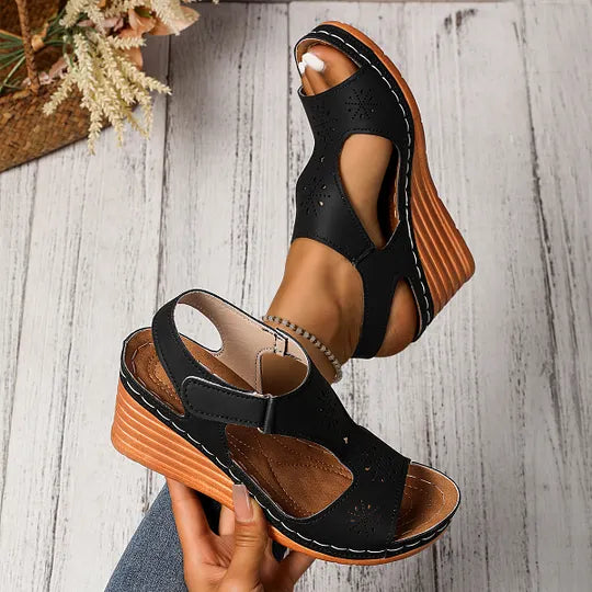 Setia - Cómodas Sandalias Con Cuña