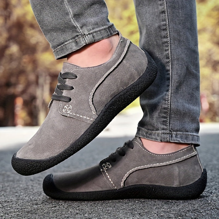 Boyce - Zapatos De Ante Con Cordones Cuero