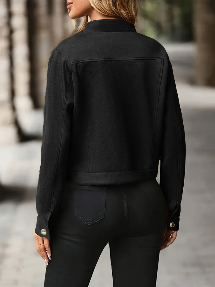 Slavica - Chaqueta Vintage De Manga Larga Con Botones Frontales