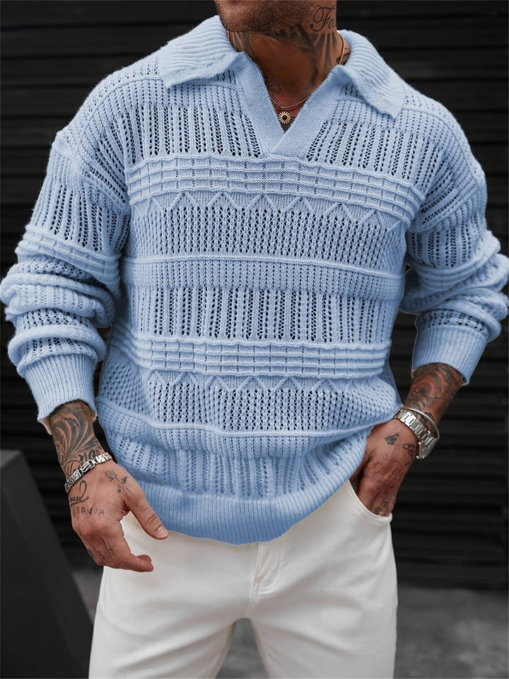 Wesley - Jersey De Manga Larga Con Diseño Recortado