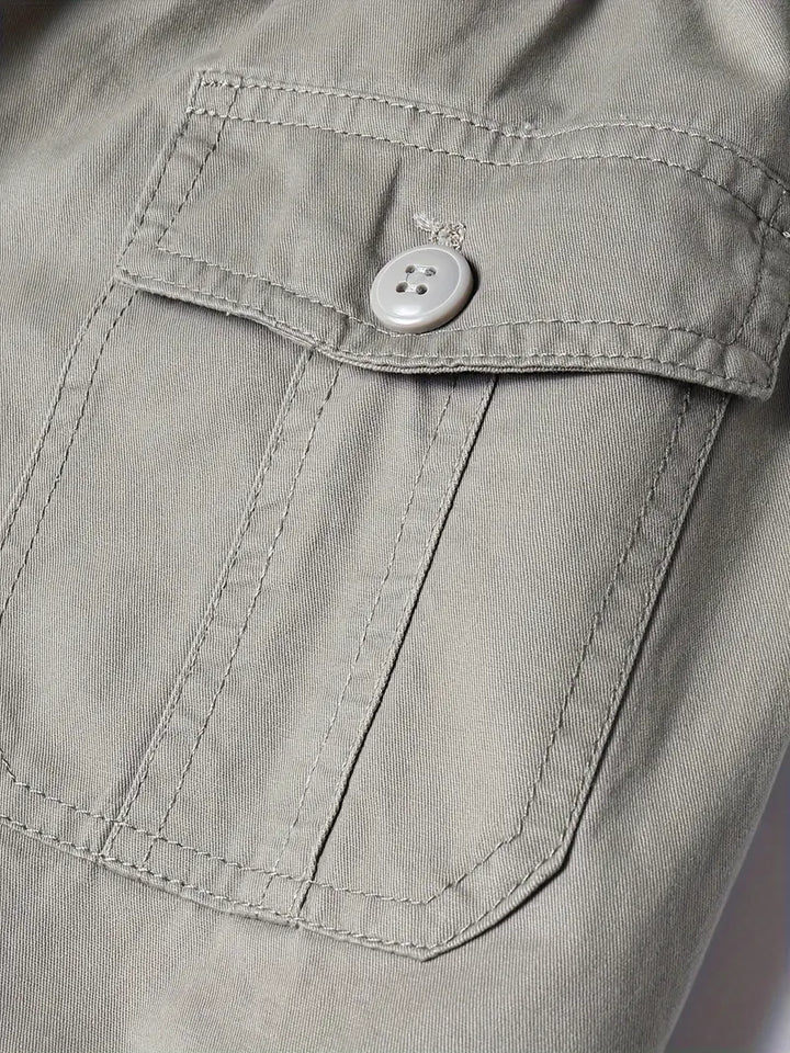 Theodore - Pantalones Cortos Cargo De Algodón Transpirable