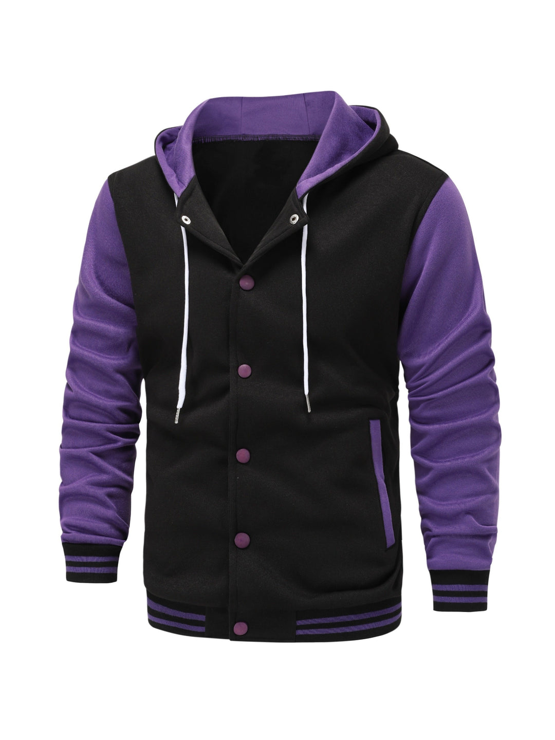 Askhat - Chaqueta De Béisbol De Manga Larga Con Capucha