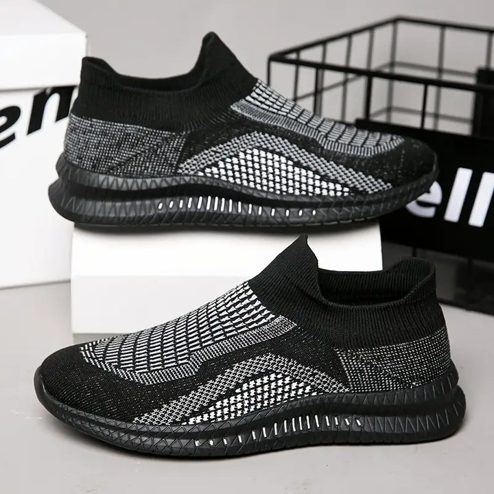 FlexStride - Zapatillas Deportivas De Punto Ligeras y Transpirables