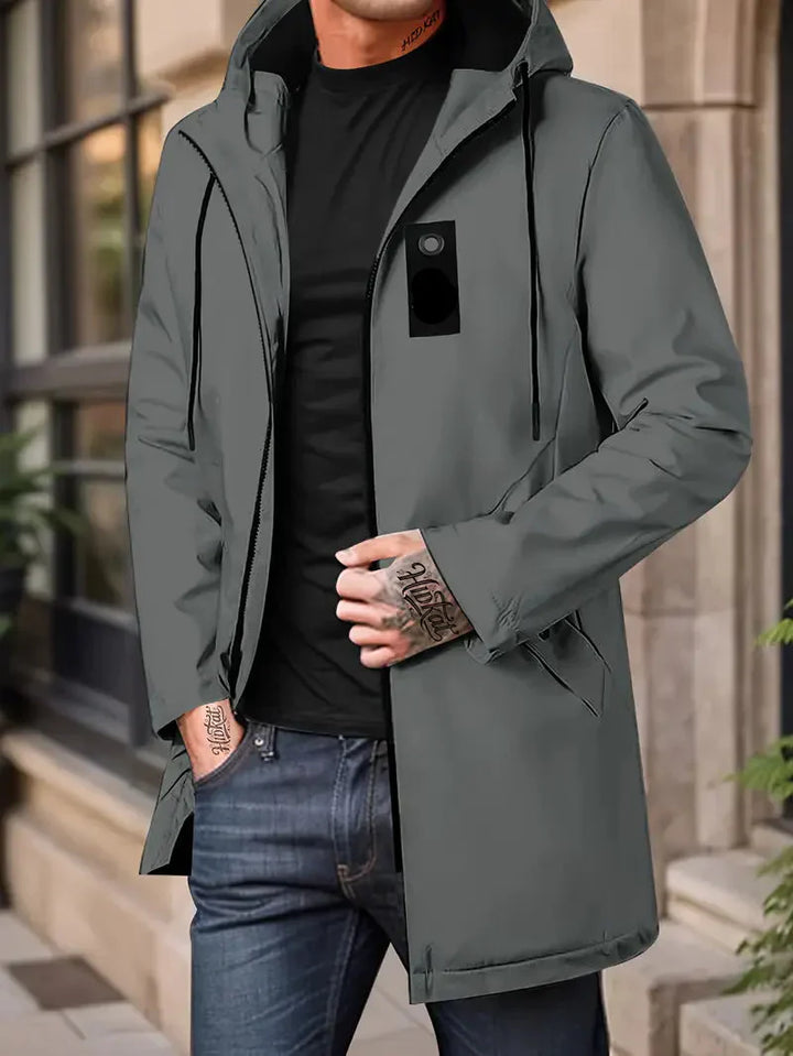 Conor - Chaqueta Cortavientos Con Cremallera y Capucha