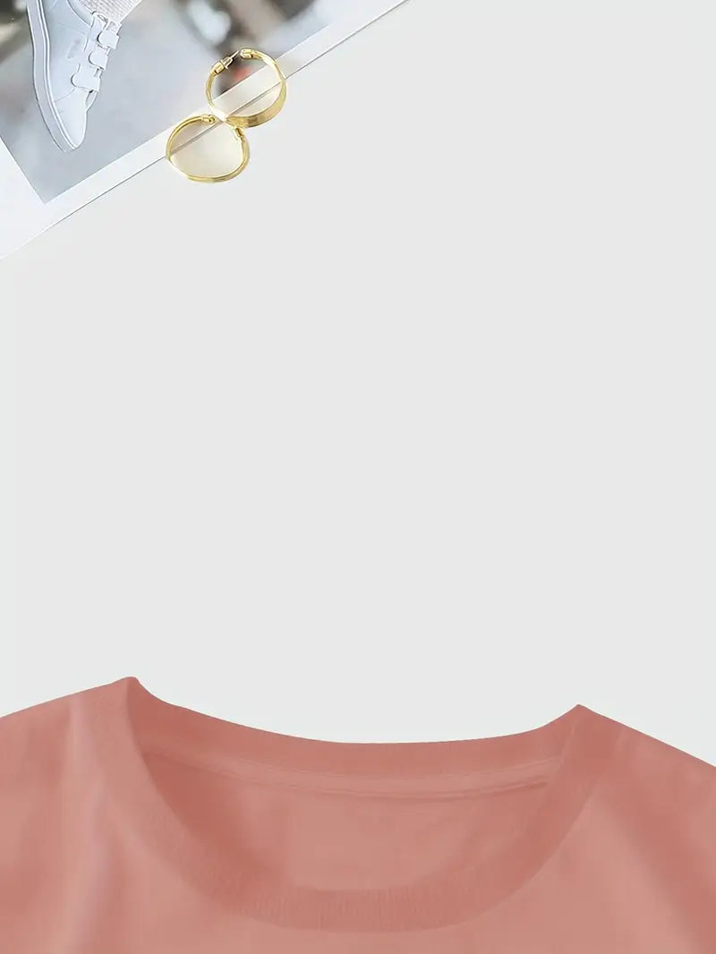 Aimilia - Elegante Camiseta De Manga Corta Con Estampado Floral