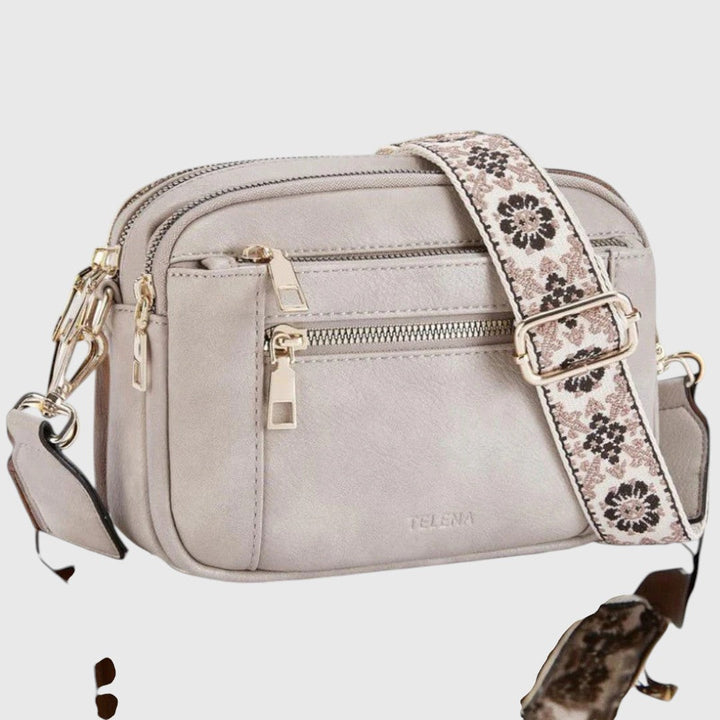 Sharena - Bolso Bandolera Con Correa De Flores