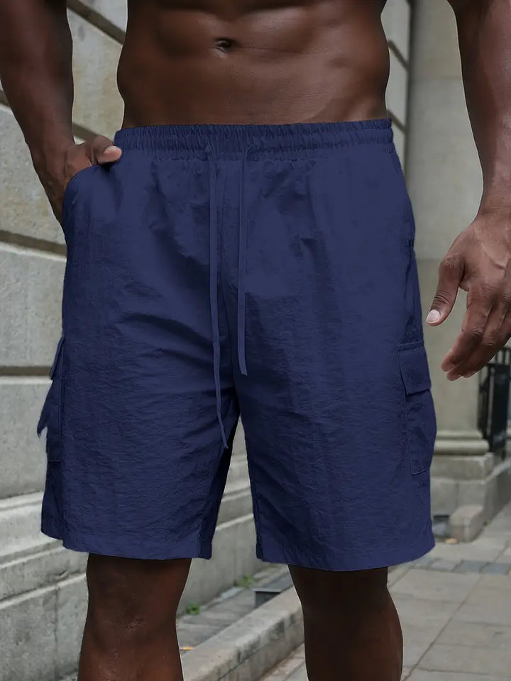 Titov - Pantalones Cortos Elásticos Transpirables