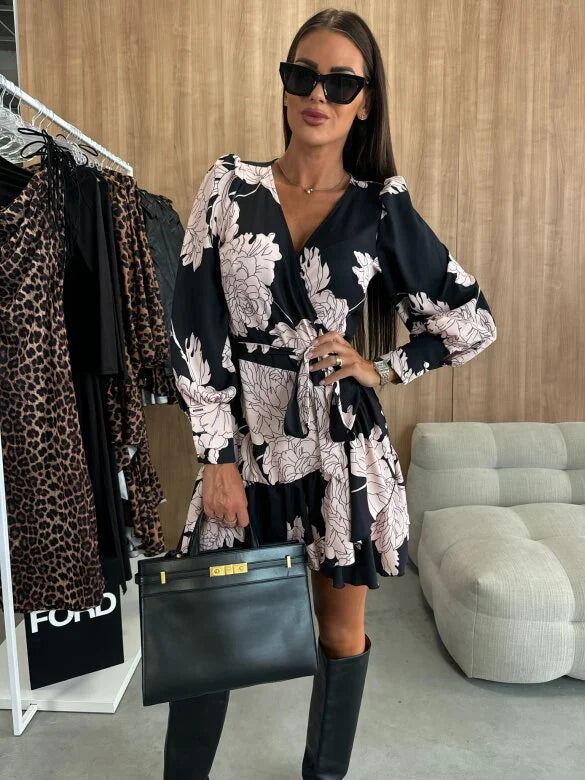 Adinda - Vestido Mini Con Estampado Floral