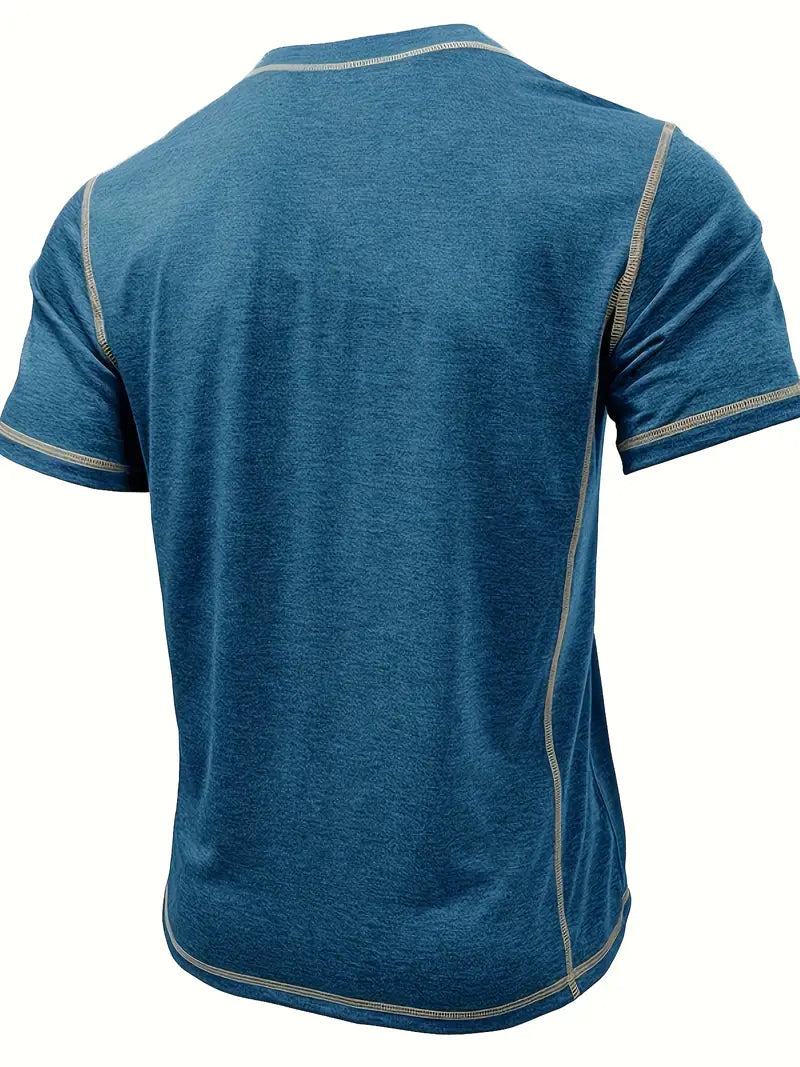 Orazio - Manga Corta Camiseta Con  Botón