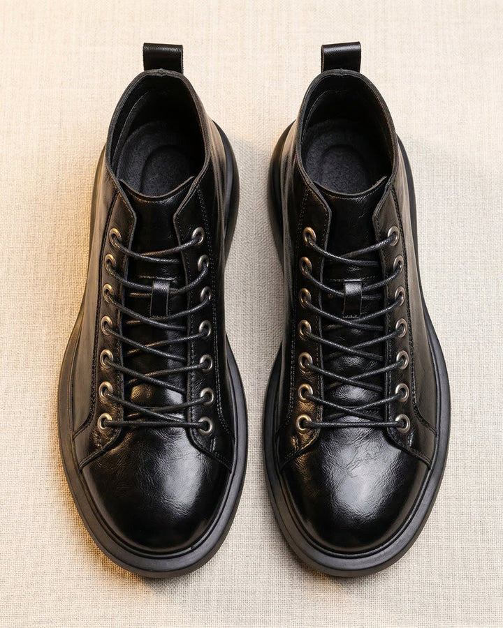 Kervens - Botas De Cuero Con Cordones