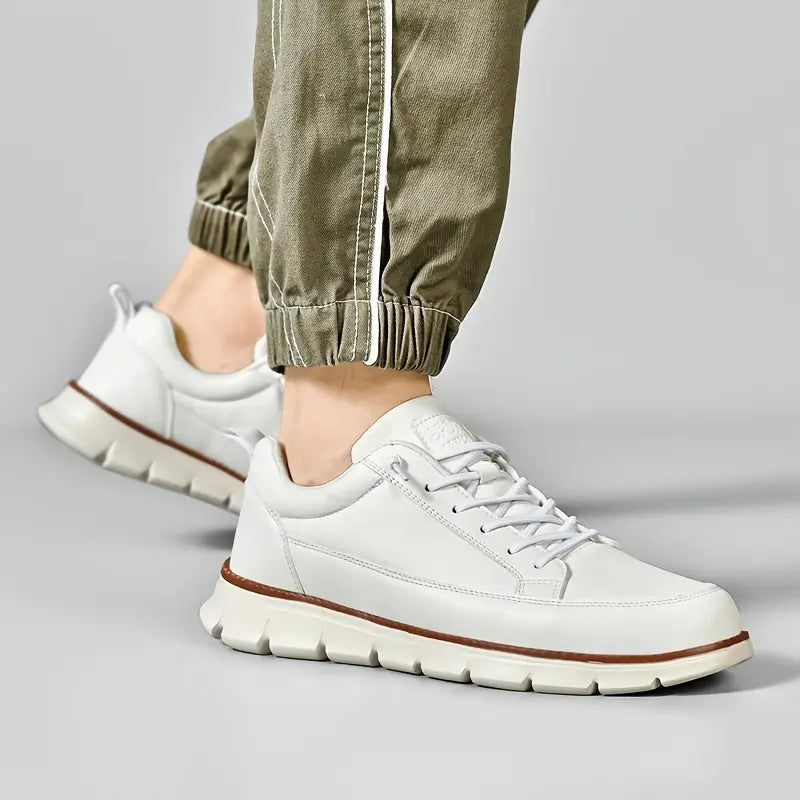 Dewey - Zapatillas De Cuero Transpirables