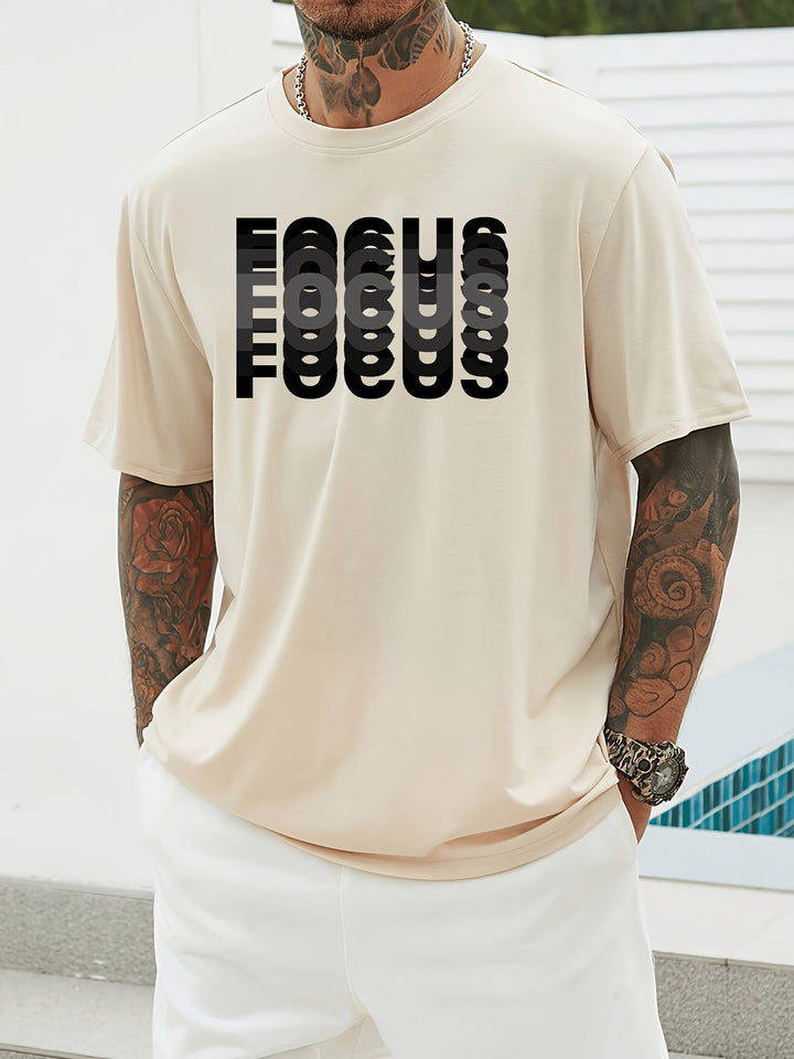 Focus – Camiseta Elegante Con Diseño Efecto